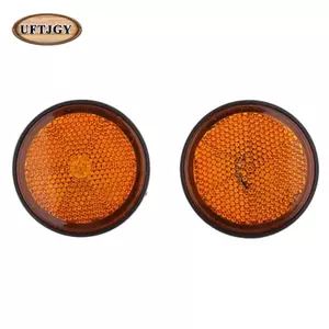 1 cặp gương phản quang tròn màu đỏ cho xe kéo xe máy accs