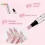 < Honeyba > Bút từ tính mắt mèo 6 trong 1 cho móng tay Gel sơn móng tay tất cả trong một cho gel Ba Lan làm móng tay lười biếng Xây dựng hạt từ tính Bút cho dụng cụ chăm sóc móng tay Đẹp