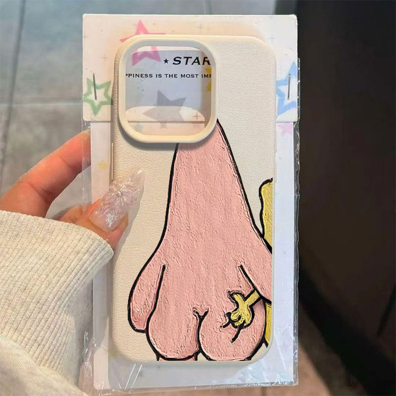 Ốp Lưng iPhone TPU Hoạ Tiết Da Mềm SpongeBob Patrick Star, Bảo Vệ Camera - iP X/XS/11/12/13/14/15/16/17/Plus/Pro/Max/Air