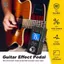 -901 Guitar Tuner Hiệu Ứng Bàn Đạp Mini Chromatic True Bypass Màn Hình Lcd Bàn Đạp Kỹ Thuật Số Phần Đàn Guitar Phụ Kiện