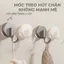 Móc ABS treo tường hút chân không chịu lực mạnh, không cần khoan đa năng