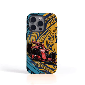 Xe đua F1 mát mẻ Thích hợp cho iPhone 17Promax 16Pro 15 11 12 13 14 xs XR 17Air Vỏ cứng hai lớp chống sốc GZ3J