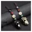 Móc khóa lợn Obsidian tự nhiên - Charm may mắn hạt "Fu" được chạm khắc bằng tay - 2 kiểu dáng (Vàng Sheen / Mắt cầu vồng) Sang trọng cho bạn gái / Bestie