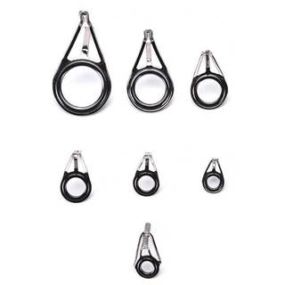 N2HAO 7 Chiếc Kích Thước Hỗn Hợp Câu Cá Top Nhẫn Thanh Cực Bộ Sửa Chữa Dòng Hướng Dẫn Mắt Bộ Mới n
