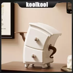 Kool Hộp đựng hình dạng cong độc đáo Thiết kế bằng nhựa chắc chắn cho văn phòng phẩm Vật phẩm nhỏ