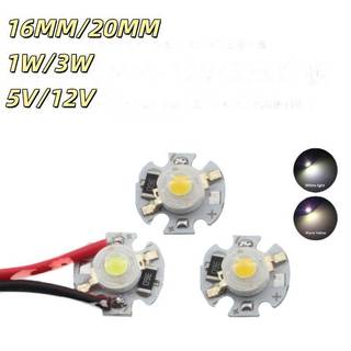 SAFENH 5-10 Cái Đèn LED 1W / 3W, 16mm / 20mm, 5V / 12V, Đèn Ấm / Trắng VN