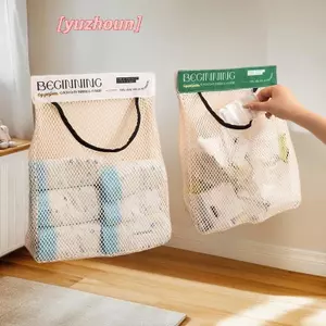​​Hộp đựng túi treo tường- Dụng cụ sắp xếp nhà bếp giữ túi đựng rác Túi đựng rác bằng Nylon có miếng lót kim loại cho khay đựng thức ăn