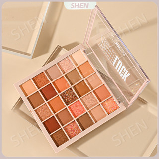 Bảng phấn mắt Capell 25 màu Matte Orange Palette Taro Puree Earth Color Super Hot Cement Palette