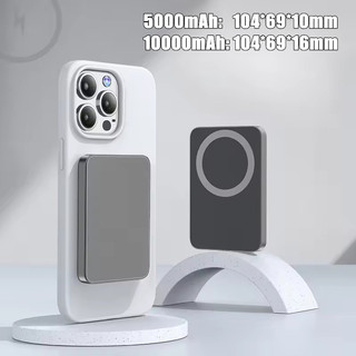 [JLK] PD20W Sạc nhanh 10000mAh Kim loại từ tính không dây cho iPhone Samsung XiaoMi, v.v. Pin phụ trợ di động