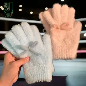 Găng tay chống lạnh năm ngón, ấm áp mùa đông, quà tặng ngọt ngào cho nữ sinh viên