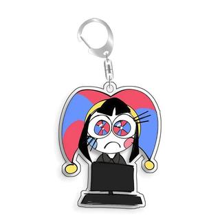 For The Amazing Digital Circus Ragatha Pomni Caine Kinger  Acrylic Selfmade Cute Cartoon Anime Keychain