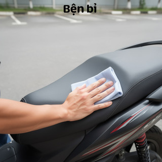 Bọc Ghế Xe Máy Da PU Chống Thấm Nước Chống Trơn Trượt Chống Bụi Chống Trầy Xước Màu Đen