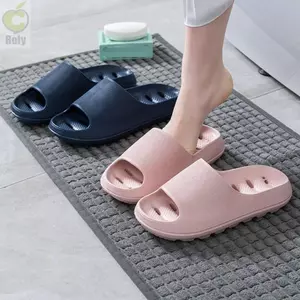 Dép đi mùa hè dành cho cặp đôi ROLY, Dép đi trong phòng tắm chống mùi EVA, Thiết kế rò rỉ chống trượt thời trang Dép tắm nam khô nhanh Mùa hè