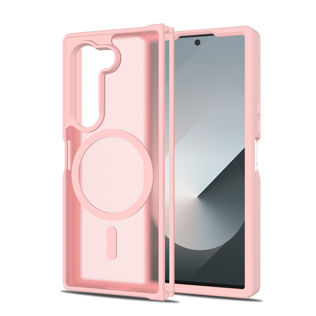 Ốp điện thoại cho Samsung Galaxy Z Fold7 Vỏ bảo vệ từ tính lá chắn bạc chống sốc
