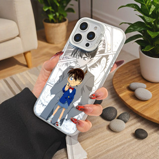 Ốp Lưng iPhone Detective Conan Cho iPhone 17 7 8 xs xr 11 12 13 14 15 16 Pro Max Plus Shinichi Kudo Ốp lưng TPU mềm