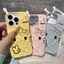 Ốp Lưng Cho Iphone 16 13 15 11 12 14 Pro Max XS X XR Max 8 7 16 14 15 Plus SE 2020 Bìa vải xếp nếp HelloKitty dễ thương