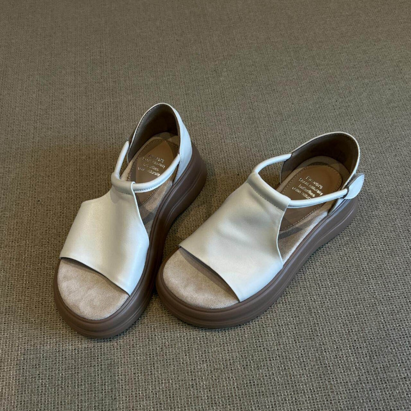 Atikota Xăng đan Nữ Da Mềm Trên Thoải Mái Chống Trơn Trượt Giày Thường Ngày Để Mặc Hàng Ngày