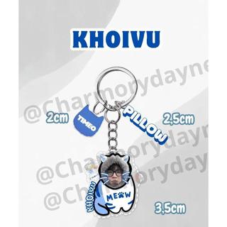 Móc khóa 3 charm in hình ATSH MÙA 2| CONGB MASON JAYSONLEI CODY KHOIVU SONK NEGAV |ATSH2