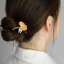MERIGGIARE Mèo Câu Cá Bằng Gỗ Tóc, Tua Rua Phong Cách Hanfu Kẹp Tóc, Phụ Kiện Hanfu Thời Trang Retro Gỗ Đàn Hương Màu Đen Nĩa Tóc Nữ Bé Gái
