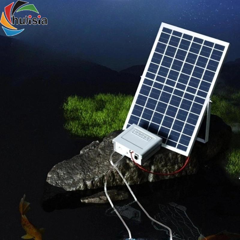 Máy sục khí ao năng lượng mặt trời Máy bơm oxy yên tĩnh chống nước di động 6V Máy bơm không khí năng lượng mặt trời cho bể cá thủy canh Ao cá nhỏ ngoài trời