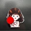 Nam châm tủ lạnh xoay Slam Dunk Hanamichi & Rukawa, Trang trí bóng rổ Chibi