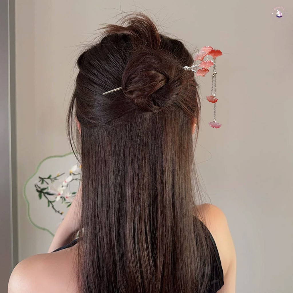 Quạt Tóc Có Tua Rua Vintage Kim Loại Đũa Tóc Cho Dày Tạo Kiểu Tóc Trang Trí