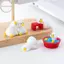 Hodou Thu Nhỏ Các Bức Tượng Nhỏ Dễ Thương Trắng Du Động Vật Micro Phong Cảnh Đồ Trang Trí Để Bàn Làm Việc Nhà Phụ Kiện Làm Vườn VN