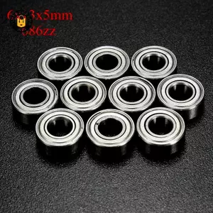 {TB & Bag} 10Pc 686ZZ 6x13x5mm Vòng bi thu nhỏ 6 * 13 * 5mm Vòng bi nhỏ được bảo vệ bằng kim loại.