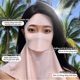 Mặt nạ chống nắng Facekini bảo vệ hiệu quả khỏi tia UV, mang lại cảm giác mát lạnh sảng khoái và bảo vệ toàn diện