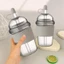 Dành Cho Nhà Thanh Drinkware 1 Cái 430ML Cốc Cà Phê Trong Suốt Có Nắp Và Ống Hút Cốc Nhựa Cho Ngọc Trai Trà Sữa Nước ép