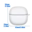 Exhila Earbud Vỏ mềm Vỏ chống sốc Vỏ bảo vệ tay áo có thể giặt được cho Buds 8 Active