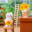 Linh hồn| Trang trí sân vườn thu nhỏ Bức tượng mèo thu nhỏ Tượng nhỏ và hoa hướng dương cho nhà búp bê Diy Trang trí cảnh chữa bệnh mục vụ dễ thương Micro hoàn hảo cho gia đình