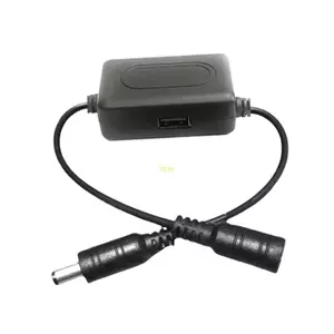 Btsg Đầu ra đôi Bộ chuyển đổi năng lượng mặt trời Bộ điều khiển sạc năng lượng mặt trời DC12V và 5V Đầu ra USB cho đèn LED Quạt di động Devi