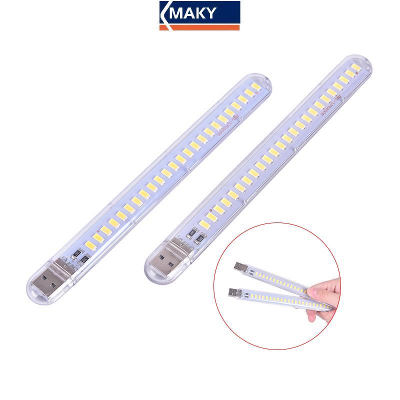 MAKY 5V 12W USB LED Đèn Ngủ 24 Đèn LED USB Bàn Đọc Sách Đèn VN