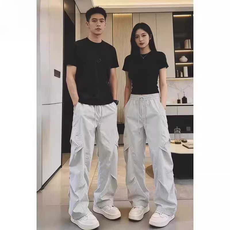 VG Rời Hàng Hóa Quần Nhiều Túi Quần Ống Rộng Quần Thời Trang Đường Phố Thời Trang Đa Năng