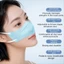 COCODECOVED 20 Chiếc Nắp Mũi Dùng Một Lần, Mặt nạ Máy Lọc Không Khí Nhẹ Chống Bụi, Chống Dị Ứng Không Dệt Thoáng Khí Màu Trơn Chống Sương Mù Mặt nạ Mũi Mùa Đông