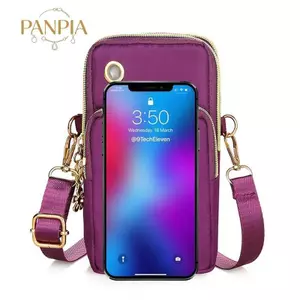 PNPIA- Túi đeo chéo nữ bằng Nylon chống thấm nước Túi đeo vai Túi nhỏ Ví thắt lưng