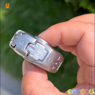Đinh đeo ngón tay bằng kính có đế kim loại - Đồ chơi giảm căng thẳng cho người lớn Trẻ em chơi tay