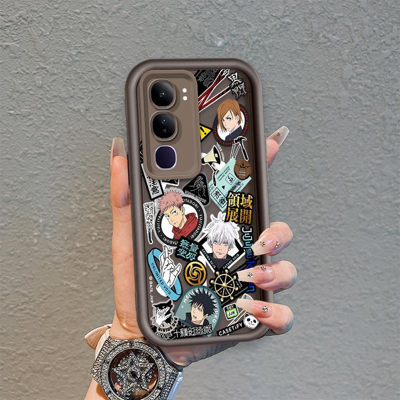 Ốp Lưng Cho VIVO Y19S Pro Y29 4G Hoạt Hình Silicon Mềm Ốp lưng TPU Jujutsu Kaisen Anime Mắt Thiên Thần Chống Sốc Ốp Lưng