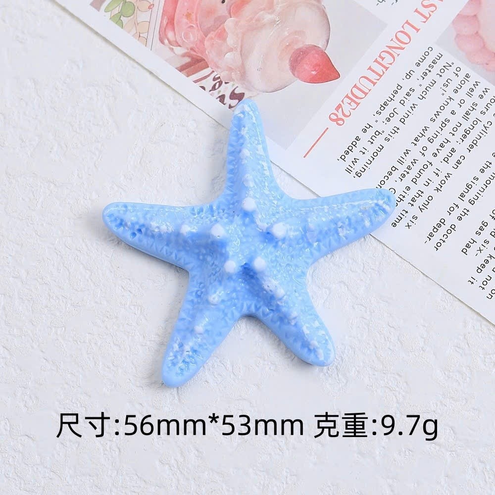 Set Charm Sao Biển Pastel Size Bự 56x53mm 🌊 Mix 6 Màu Candy Cute Phong Cách Summer Hàn Quốc Siêu Xinh ✨