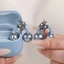 PPY Hình Ngôi Sao Kim Cương Giả Trang Trí Tai Nghe Hợp Kim Chống Mồ Hôi Zircons Universal Freeclip1 2 Người Hâm Mộ Thể Thao