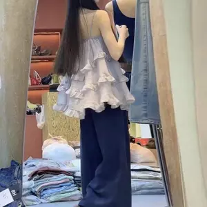 Mùa hè Niche Fungus Ren Sling Khói Tím Rời Ôm Hơn Nhìn Top