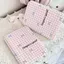 Lời thề ô vuông hồng Tiện lợi cho làm đẹp & du lịch Gương gấp đa năng, gọn nhẹ