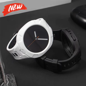 Ốp lưng hai tông màu + dây đeo cho Samsung Galaxy Watch 8 44mm 40mm / 8 cổ điển 46mm thể thao ốp lưng