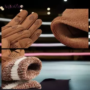 Găng Tay Da Lộn Mùa Đông AqToCna Đi Xe Đạp Ngoài Trời Chống Gió Flip-Finger Găng Tay Màn Hình Cảm Ứng Nam Mùa Đông Thiên Tính Lái Xe Găng Tay Dành Cho Nam Quà Tặng AqToCna