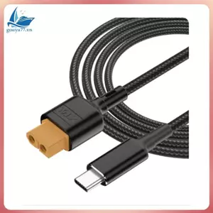 Cáp sạc USB-C Type-C sang PD 100W 20V / 5A cho Bộ sạc Tool-Kitrc M7 M6 M6D M8S, Bảng điều khiển năng lượng mặt trời.