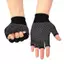 JRP Chống Trơn Trượt Màn Hình Cảm Ứng Nylon Găng Tay Nam Nữ Mùa Hè Ngoài Trời Đi Xe Thể Thao Thể Dục Thoáng Khí Chống Trơn Trượt Nửa Ngón Tay Găng Tay JRP