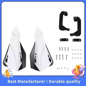 Trắng Đa Năng Xe Máy Handguard Motocross Bảo Vệ Tay Bảo Vệ Cho Xe Máy 22 Mm Tay Cầm Bảo Vệ