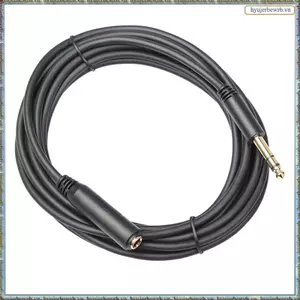 1 / 4 TRS 6.35MM Nam đến 6.35MM Nữ Cáp Nối Dài Âm Thanh Nổi Mạ Vàng Tai Nghe Nối Dài Dây Cáp