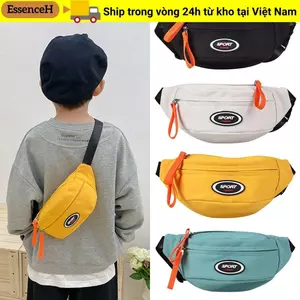 ESSENCEH Fanny Pack Túi dây kéo thể thao bé trai dễ thương